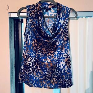 Silk multi colored blouse